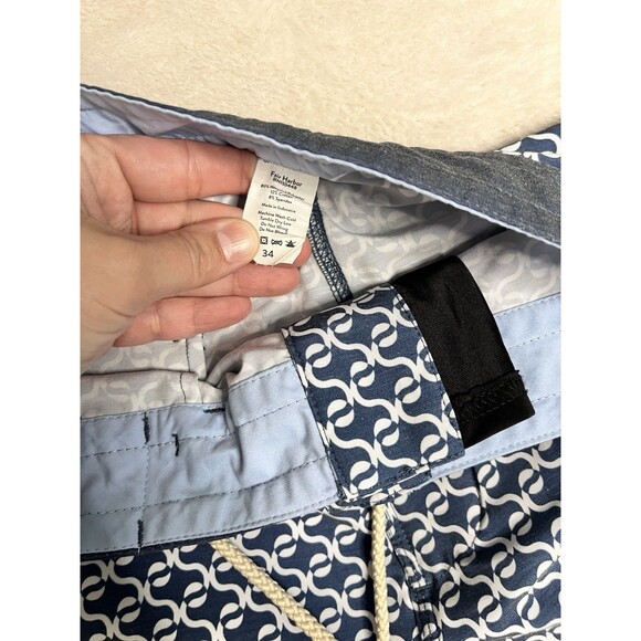 Fair Harbor Navy and White Swim Trunks - Picture 6 of 9